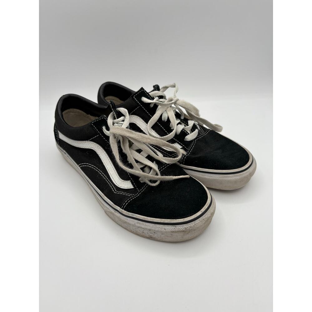 Vans Old Skool Classic Low Top Sneakers Skate Shoes Black & White Unisex